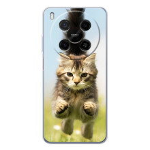 Чехлы с Котиками для ZTE Nubia V70 Max (VPrint) (Прыжок кота)