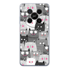 Чехлы с Котиками для ZTE Nubia V70 Max (VPrint) (Рисованные котики)