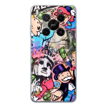 Чехлы с крутыми принтами для ZTE Nubia V70 Max - (PREMIUMPrint) (Monopoly man)