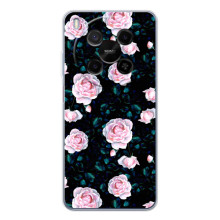 Чохли з принтом Троянд для ZTE Nubia V70 Max – Чайні троянди