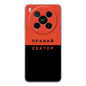 Чехлы УПА (Красно-Чёрный) на ZTE Nubia V70 Max – Правый Серктор