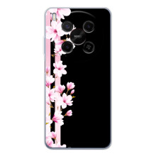 Чехол для ЗТЭ Нюбия В70 Макс - с принтом (Дизайнерские) (AlphaPrint) – Цветочки