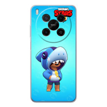 Чехол для ZTE Nubia V70 Max Бравл Старс (VPrint) – Леон акула