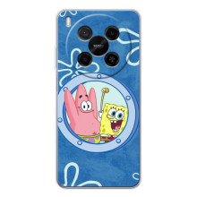 Чехол Губка Боб для ЗТЭ Нюбия В70 Макс – В иллюминаторе