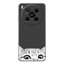 Чехол на ЗТЭ Нюбия В70 Макс с Котами (VPrint) (Выглядывает кот)