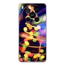 Чохол новорічна ялинка на ZTE Nubia V70 Max (Гірлянди)