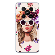 Чохол з картинкою Модні Дівчата ZTE Nubia V70 Max – Дівчина в окулярах