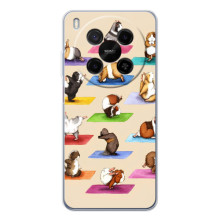 Чохол з Прикольним Принтом на ZTE Nubia V70 Max (Йога свинок)