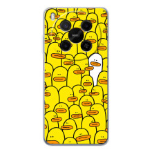 Чехол с принтом для ЗТЭ Нюбия В70 Макс - (Прикольные) (AlphaPrint) (Белая уточка)