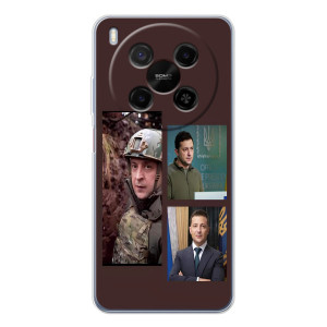 Чехол для ZTE Nubia V70 Max (AlphaPrint - с принтом Зеленского)