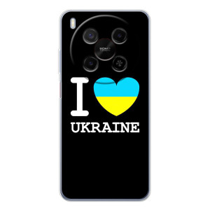 Чехол с Украинской символикой на : Зи Тэ Нубия В70 Макс – I Love Ukraine