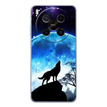Чохол з Вовком на ZTE Nubia V70 Max – Виє на місяць