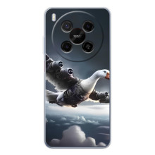 Чехол с мемом Тралалело тралала на ZTE Nubia V70 Max (Бомбардини гусини)