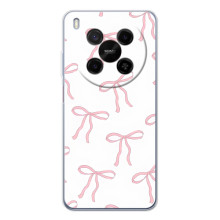 Чехол с бантиками на ЗТЭ Нюбия В70 Макс – Розовые бантики