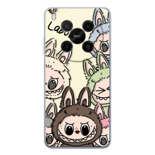 Чехол с Лабубу на ZTE Nubia V70 Max (Коллаж Лабубу)