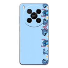 Чехол с принтом Стич на ZTE Nubia V70 Max (Стич фон)