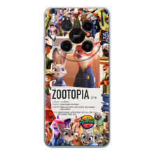 Чехол Зоотрополіс на ZTE Nubia V70 Max – Коллаж Зоо