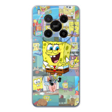 Силіконовий чохол Спанч Боб на ЗТЕ Нюбія V70 Макс (Радісний Спанч Боб)