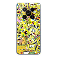Силіконовий чохол Спанч Боб на ЗТЕ Нюбія V70 Макс (Спанч Боб Арт)