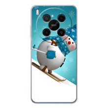 Чохол з зимовим принтом для ЗТЕ Нюбія V70 Макс (Лижник)