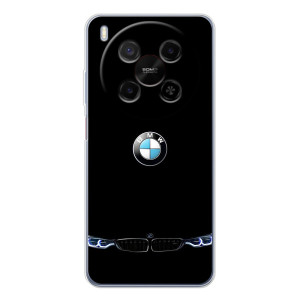 Силіконовий бампер з картинкою машини на ZTE Nubia V70 Max – Чорний BMW