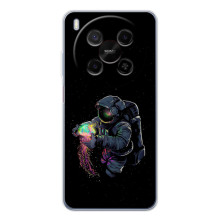 Силіконовый Чохол з принтом "Космонавти" на ZTE Nubia V70 Max