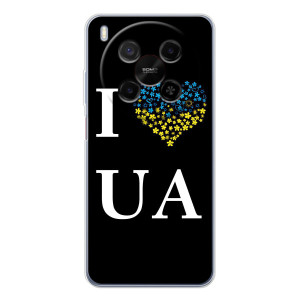 Силиконовый Чехол на ZTE Nubia V70 Max (Я-Украина) – I Love UA