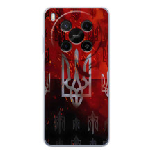 Украинские Чехлы для ZTE Nubia V70 Max с картинкой УПА (AlphaPrint) – ГЕРБ УПА