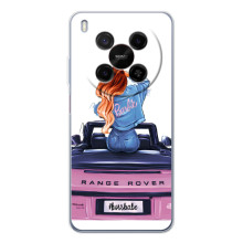 Силіконовый Чохол на ZTE Nubia V70 Max з картинкой Модных девушек – Дівчина на машині