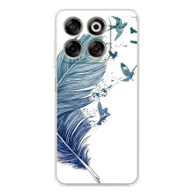 Чохол з картинкою (Стильні) Нубія В70 - (AlphaPrint) (Перо)