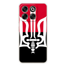 Чехлы УПА (Красно-Чёрный) на ZTE Nubia V70 – Герб Украины