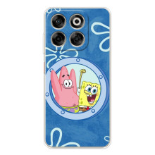 Чохол Губка Боб для Нубія В70 (В ілюмінаторі)
