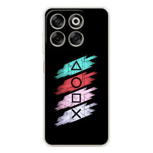 Чехол КИБЕРСПОРТ для ZTE Nubia V70 – Значки Sony