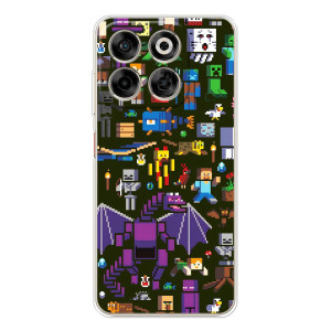 Чохол Майнкрафт на ZTE Nubia V70 (AlphaPrint) Minecraft