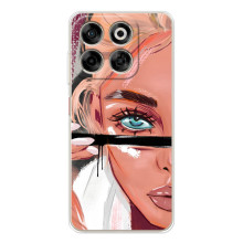 Чохол з друком для ZTE Nubia V70 - (Мода) (AlphaPrint) (Макіяж)