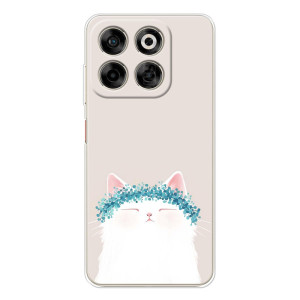 Чехол на тематику: Коты для ZTE Nubia V70 (Белый котик)