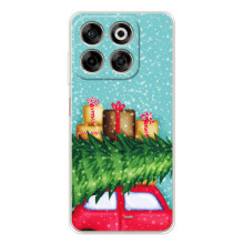 Чехол Новогодняя Елка на ZTE Nubia V70 (Новогодние подарки)