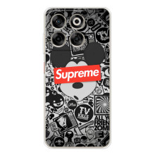 Чехол с Брендами одежды на Нубиа В70 – Supreme Маус