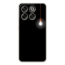 Чехол с картинками на черном фоне для ZTE Nubia V70 – Лампочка