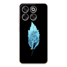 Чехол с картинками на черном фоне для ZTE Nubia V70 – Листочек
