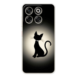 Чехол с принтом для ZTE Nubia V70 (AlphaPrint) Модные коты