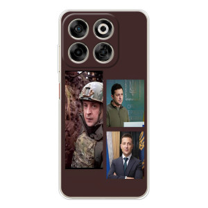Чехол для ZTE Nubia V70 (AlphaPrint - с принтом Зеленского)