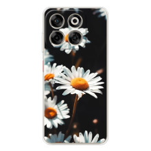 Чехол с ромашками на ZTE Nubia V70 – Белые ромашки