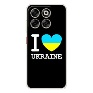 Чехол с Украинской символикой на Нубиа В70 – I Love Ukraine