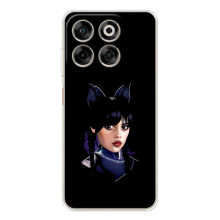 Чохли Венсдей на ZTE Nubia V70 Уенсдей (AlphaPrint) (серйозна Венздей)