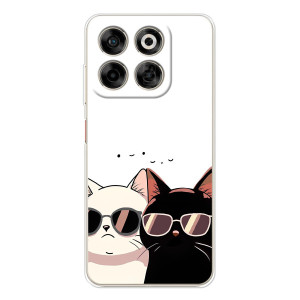 Чехол с рисунком кот на ZTE Nubia V70