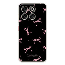 Чохол з бантиками на Нубія В70 (Банти на чорному)