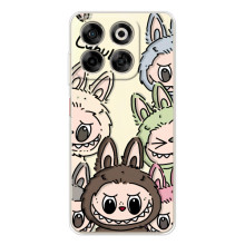 Чохол з Лабубу на ZTE Nubia V70 (Колаж Лабубу)