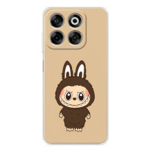 Чохол з Лабубу на ZTE Nubia V70 (Коричневий Лабубу)