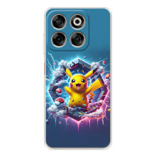 Чохол з Пікачу на ZTE Nubia V70 – Лого Пікачу